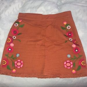 GB fall mini skirt
